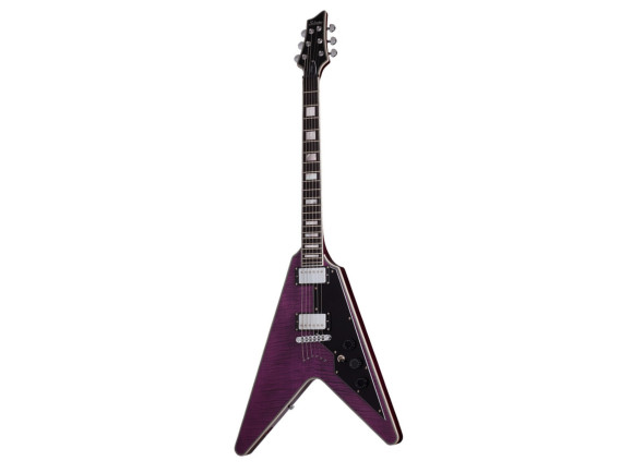 Schecter V-1 Custom Trans Purple Schecter V-1 Custom Trans Purple